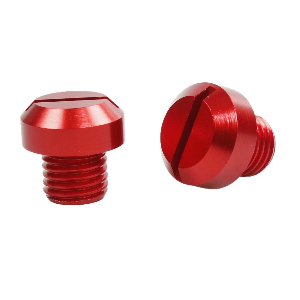 2Pcs Mirror Hole Plug Screws for Motorcycle (M101.25)