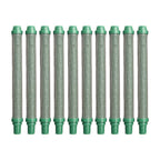 Set of 10 304 Stainless Steel Filter Inserts for Airless Spray Tools 30Mesh