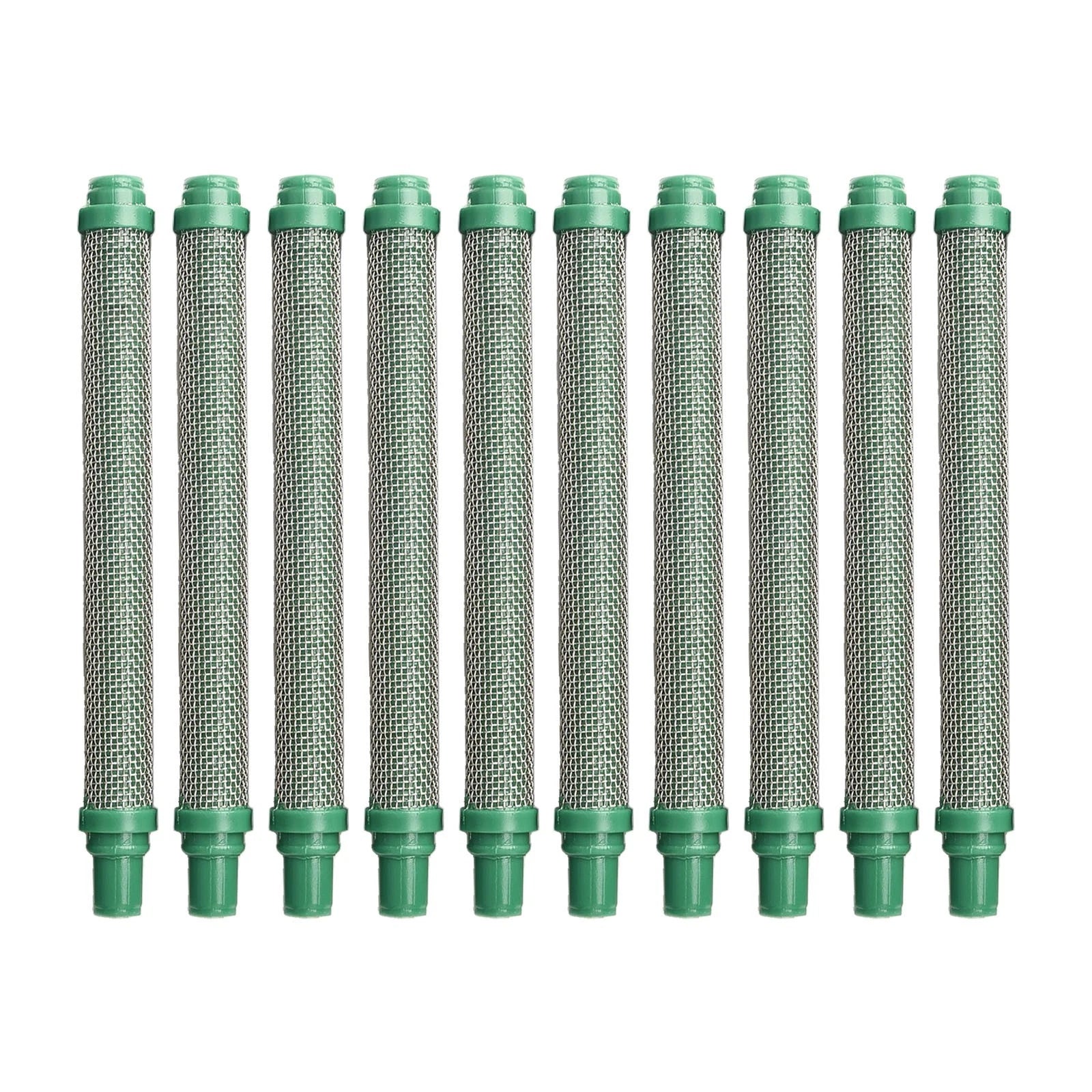 Set of 10 304 Stainless Steel Filter Inserts for Airless Spray Tools 30Mesh