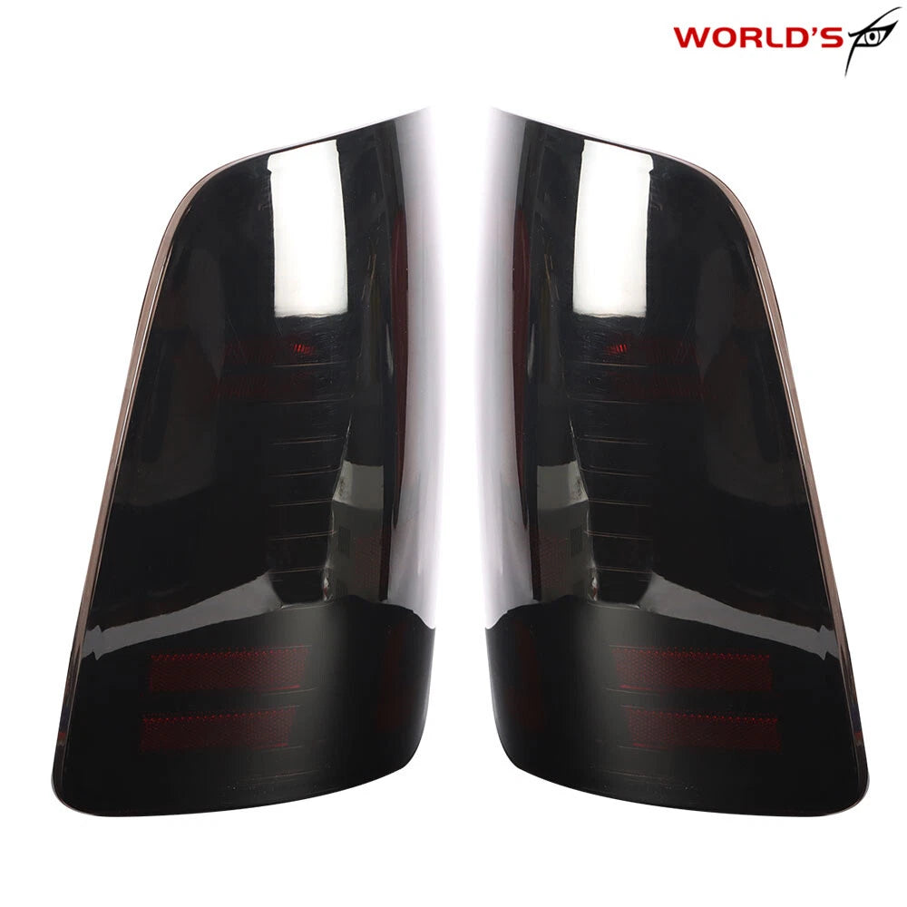 Set of 2 LED Tail Lights for Dodge Ram 1500 2500 3500 (2009–2018) Black Soot
