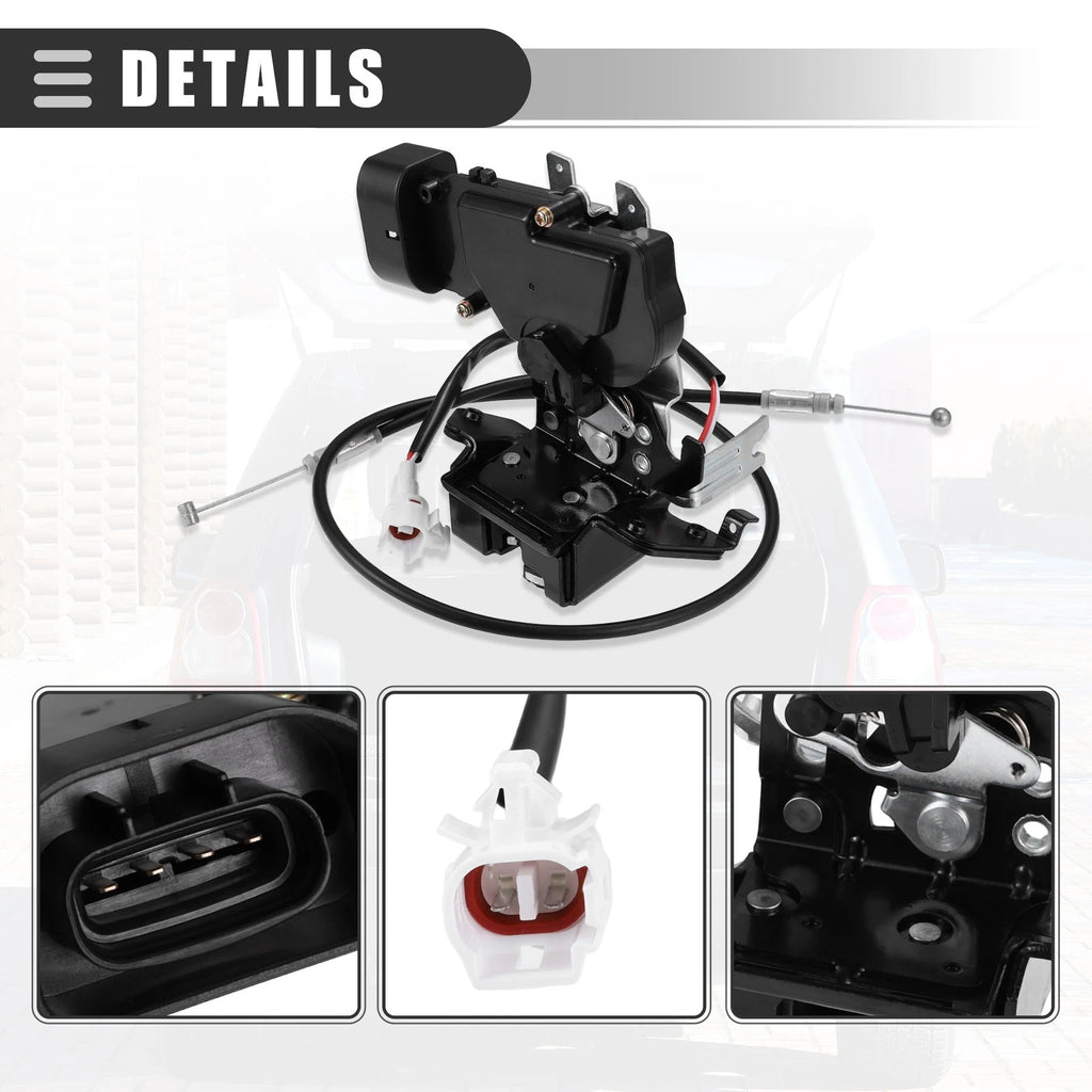 Trunk Latch Actuator for Toyota Sequoia (2001–2007) No. 69301-0C010 Black