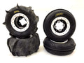 DWT G3 Beadlock Wheels & ITP Sand Star Paddle Tires Kit for TRX 450R 250R (2004–2009)