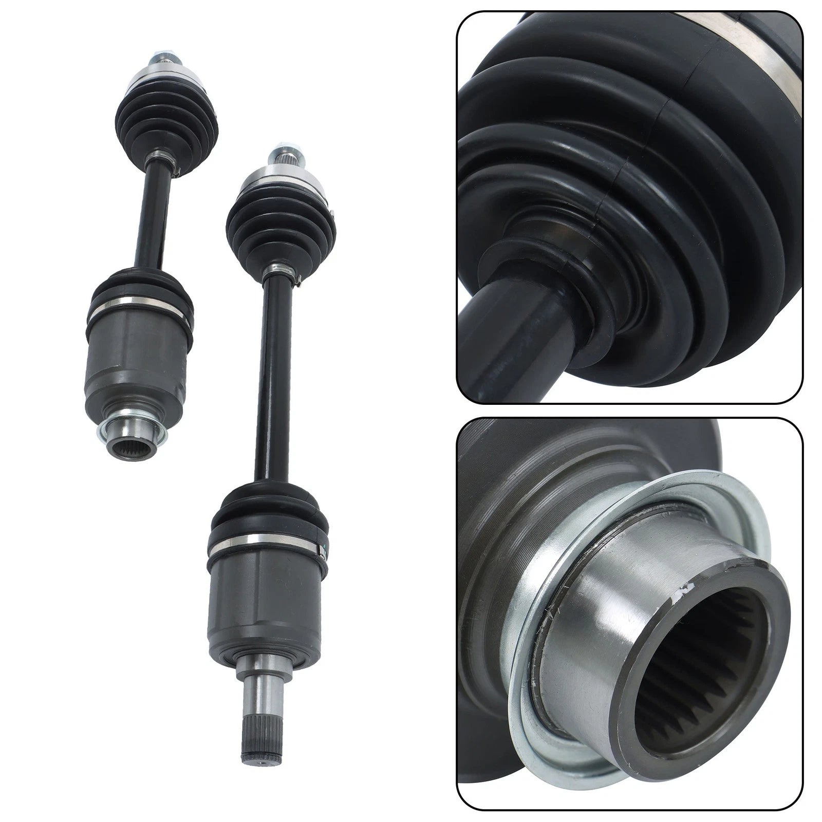 Pair of Front CV Axle Shaft for Honda Accord (2008–2014) FWD 2.4L