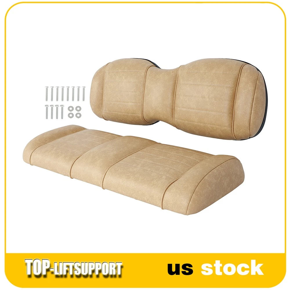 Deluxe Seat Bottom Back Cushion Set for Club Car EZGO Yamaha