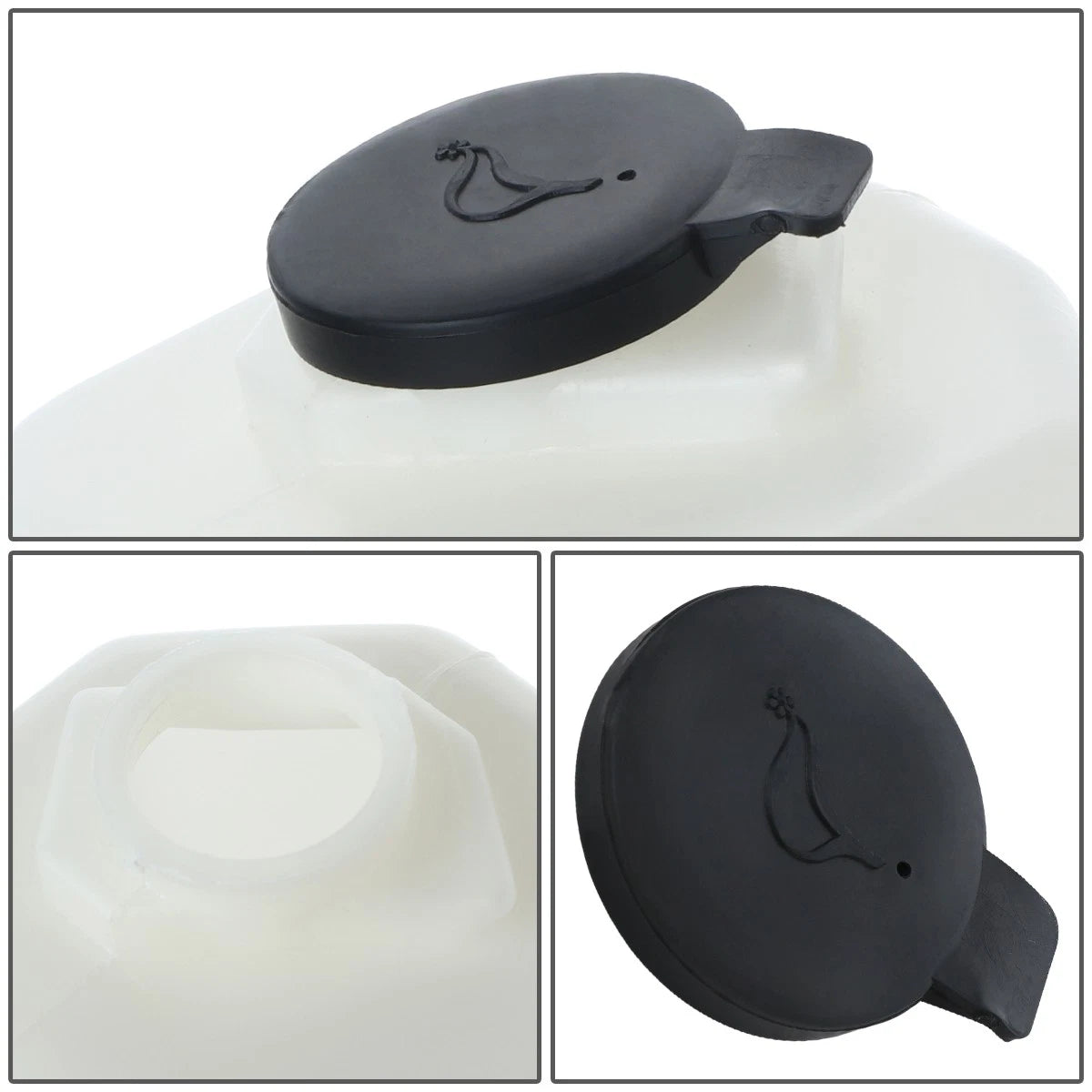 Coolant Overflow Tank Reservoir Bottle + Cap for Nissan Sentra (1987–1989)