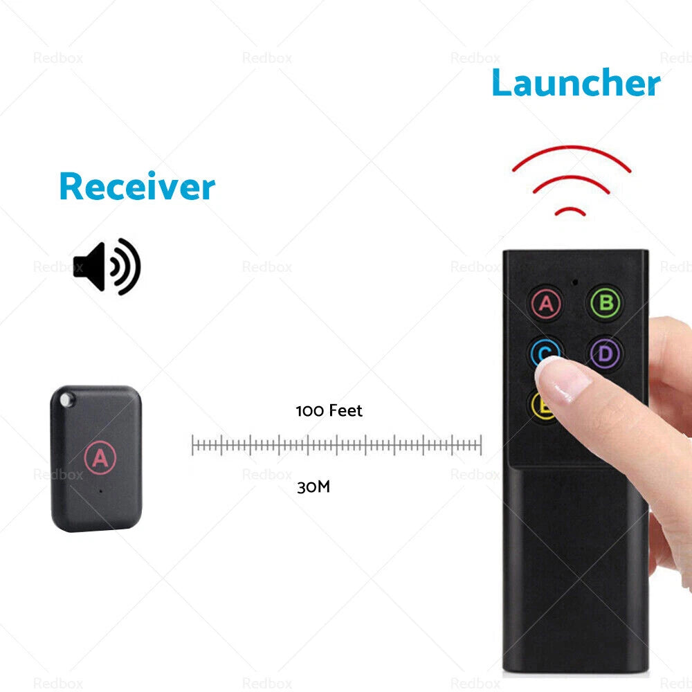 Wallet Tracker Transmitter with 6 Receivers for Car