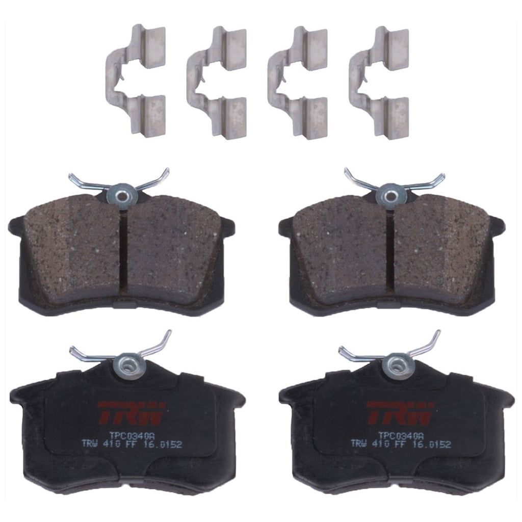 Set of 2 Brake Disc and Pad Kits for VW Passat Audi
