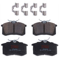 Set of 2 Brake Disc and Pad Kits for VW Passat Audi