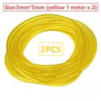 Replacement Fuel Hose 3mm x 5mm for Lawn Mower (Carburetor, Fuel Cup)