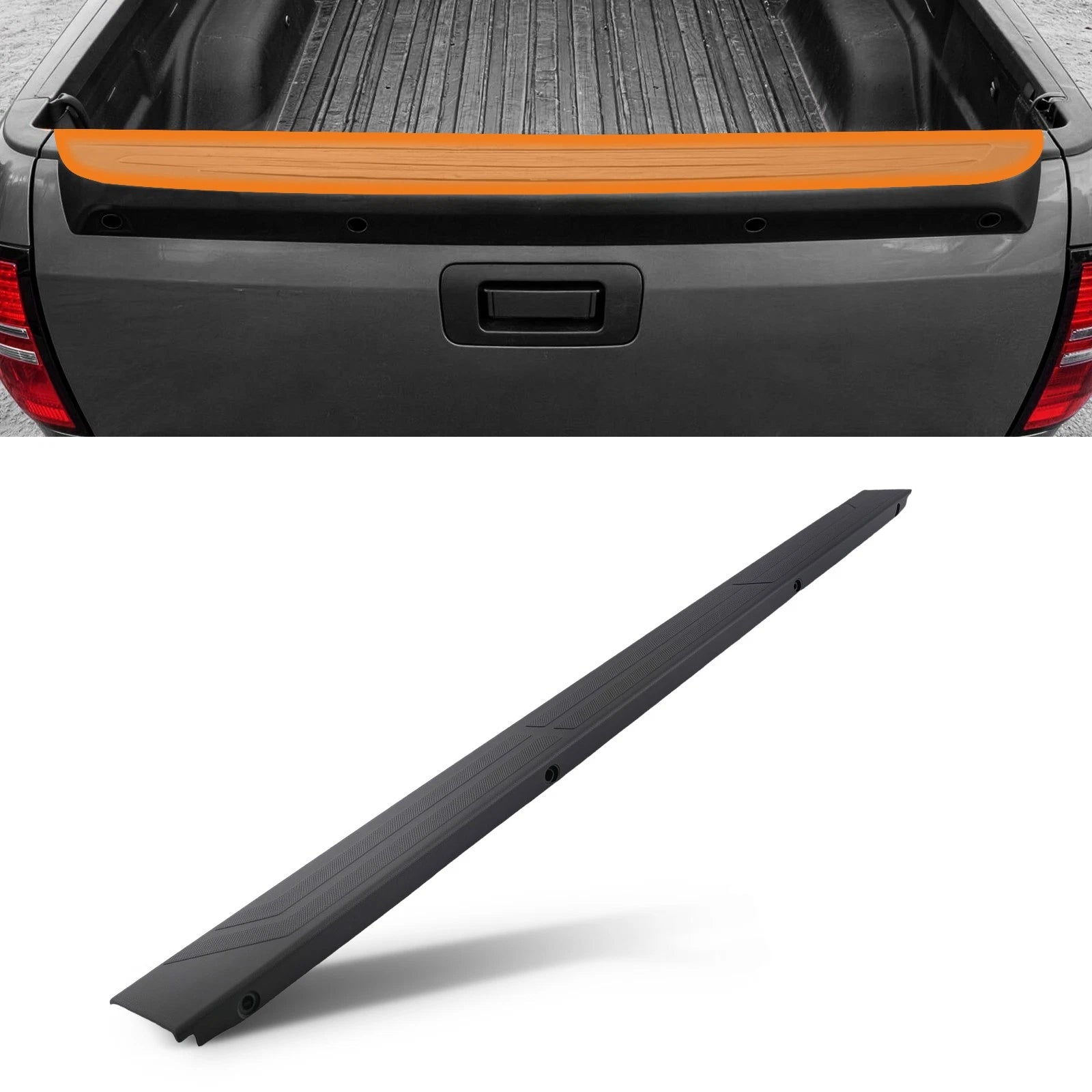 Black Tailgate Cover for Toyota Tundra (2014–2018)