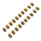 Fittings Set of 4 for Tube Inverted Flares Metric End Union Nuts