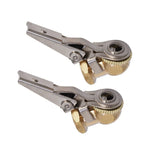 2X Brass Lock On Tire Inflator Air Chuck for Air Hose 1/4" NPT