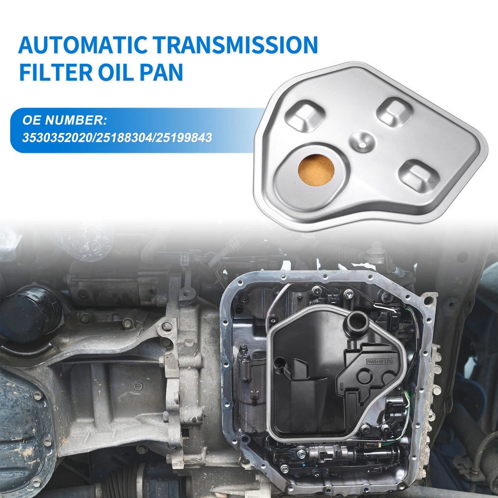 Transmission Fluid Filter Oil Pan for Chevrolet Spark (No. 3530352020)