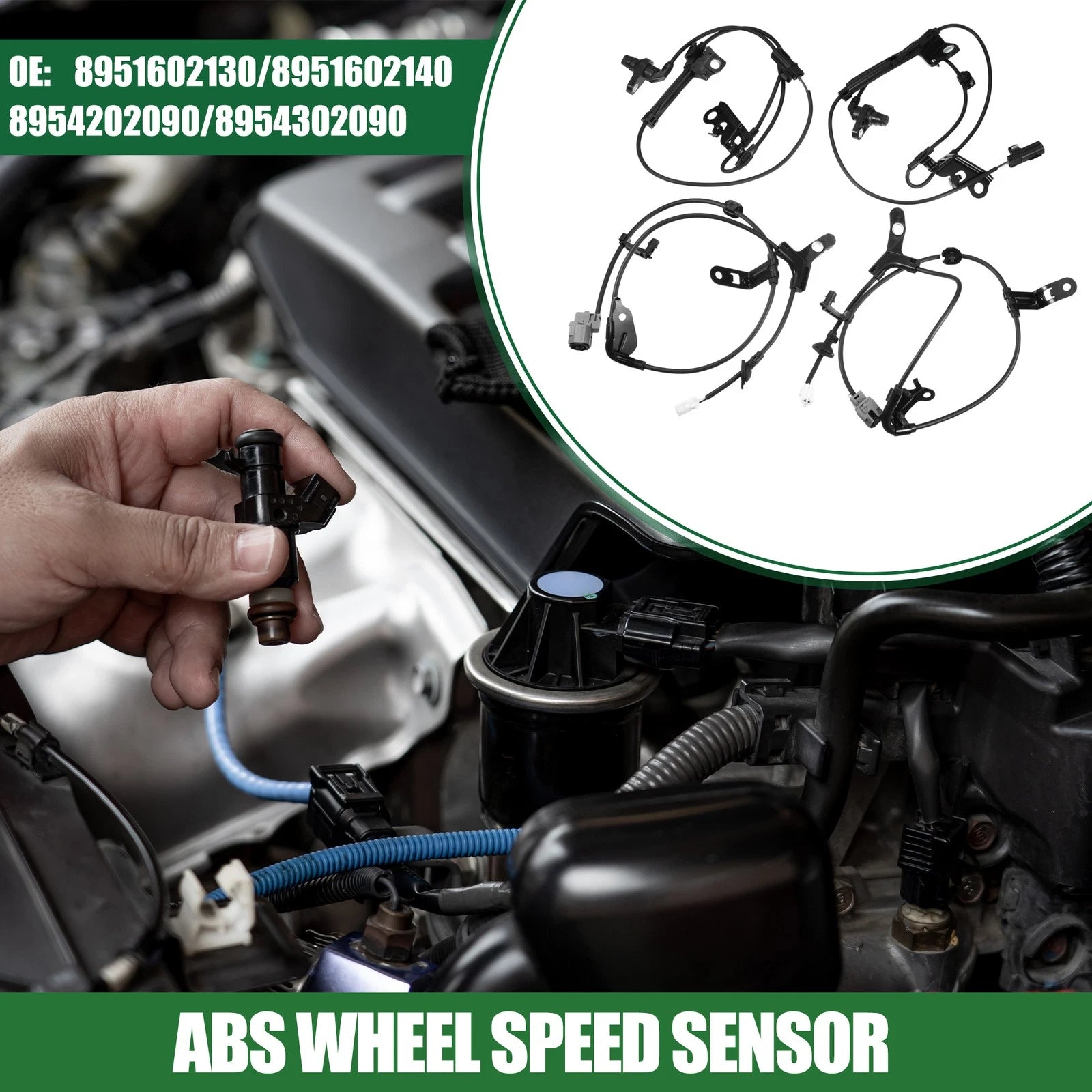 ABS Wheel Speed Sensor for Toyota Corolla (2009–2019) No. 8951602130/8951602140