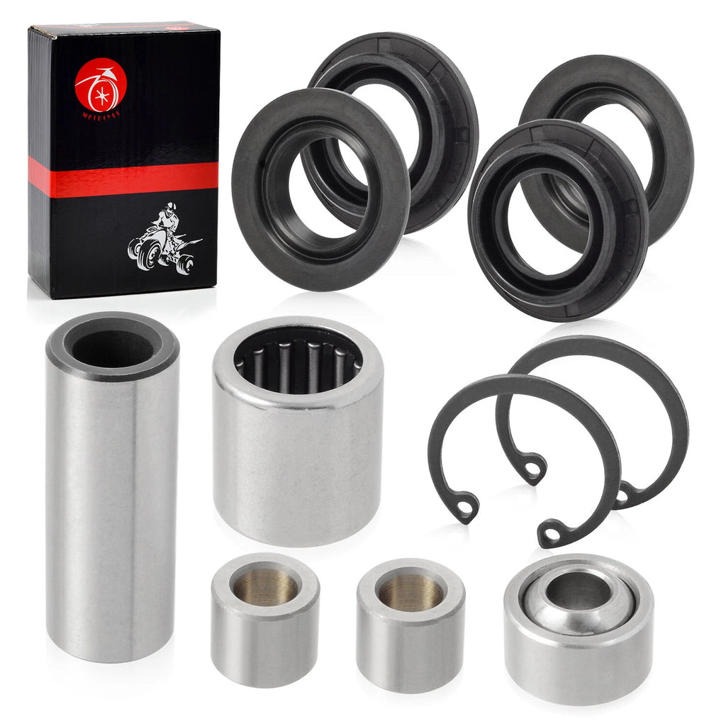 4X Front Upper Arm Bearing Bushing Seal Kit for Kawasaki KFX450R (2008–2014)