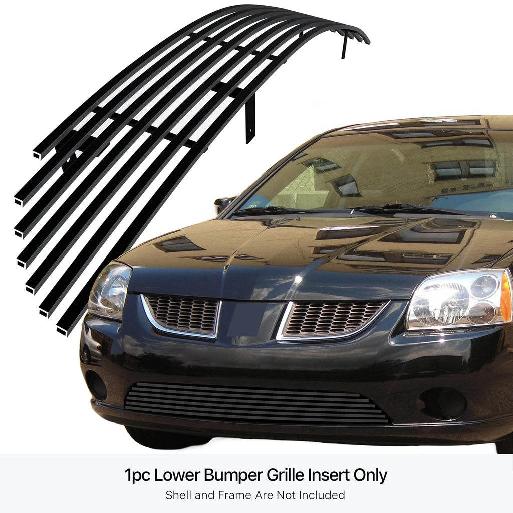 Stainless Black Billet Grille Insert for Mitsubishi Galant (2004-2006)