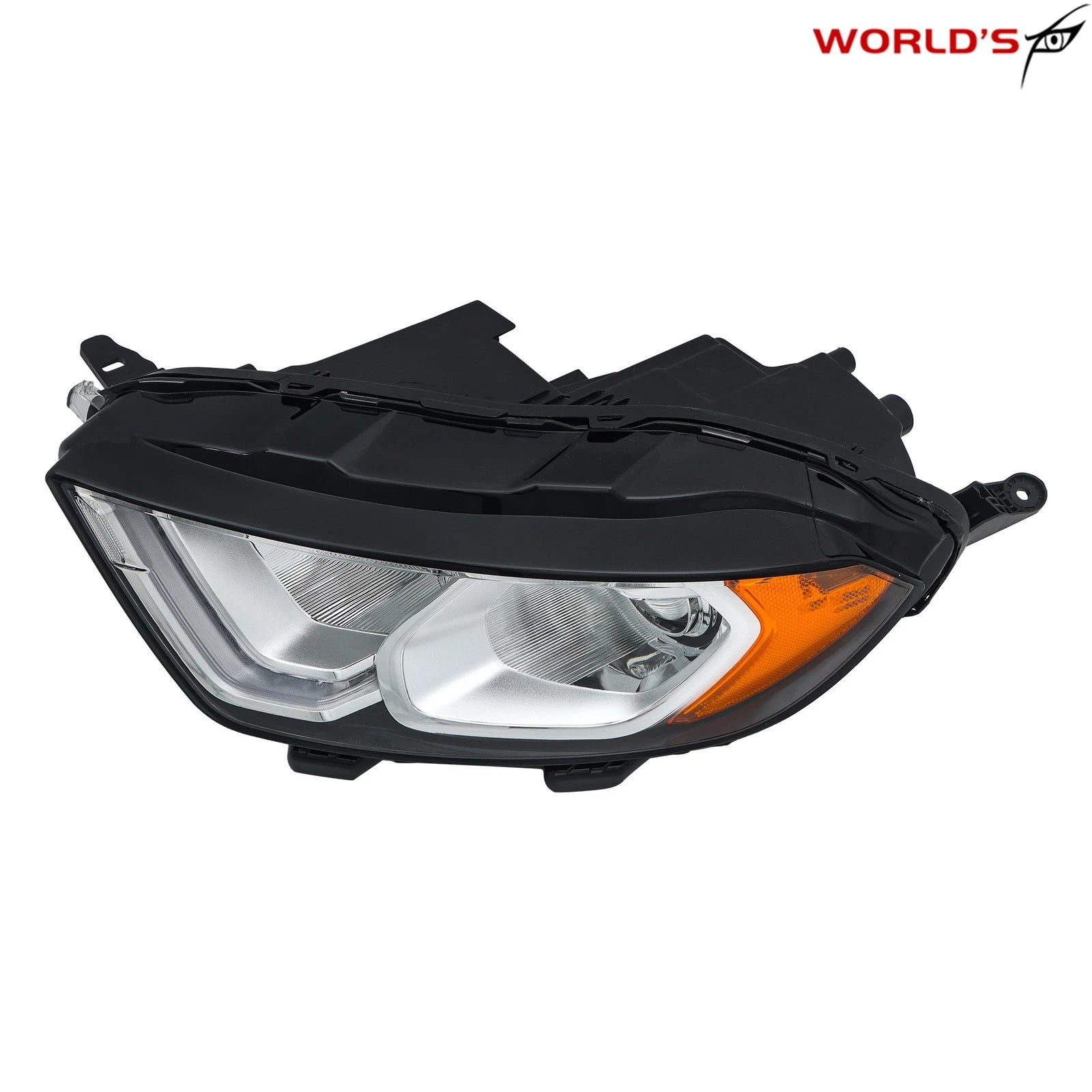 Headlight Assembly for Ford EcoSport (2018–2023) Halogen with LED DRL Chrome