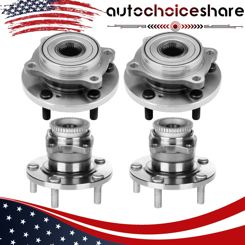 Set of 4 Wheel Hub Bearing Assemblies for Mitsubishi Eclipse Galant (2004–2012)