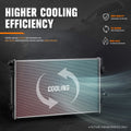 Aluminum Core Cooling Radiator DPI-13703 for VW Golf GTI Tiguan (2015–2022)