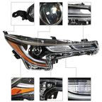 Replacement Headlight Set for Toyota Corolla (2020-2021) Black Halogen Clear