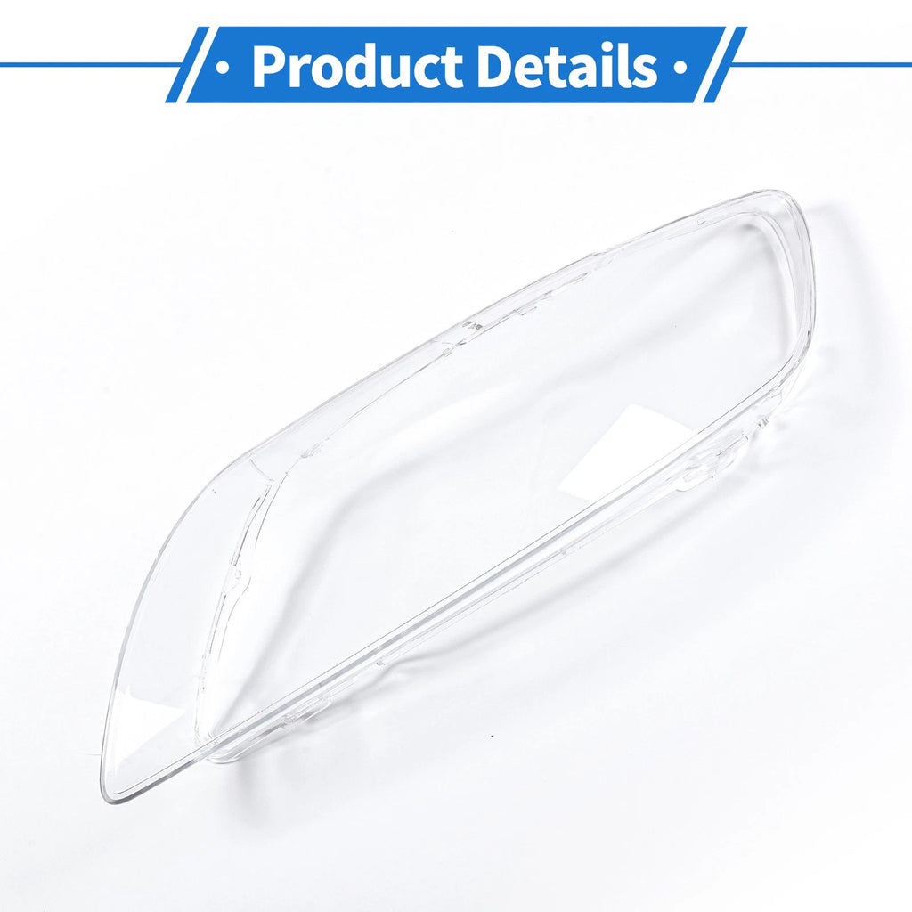 1 Pc Headlight Lens Cover for Audi Q7 (2006–2015) No. 4L0941029 Clear
