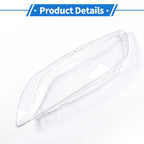 1 Pc Headlight Lens Cover for Audi Q7 (2006–2015) No. 4L0941029 Clear