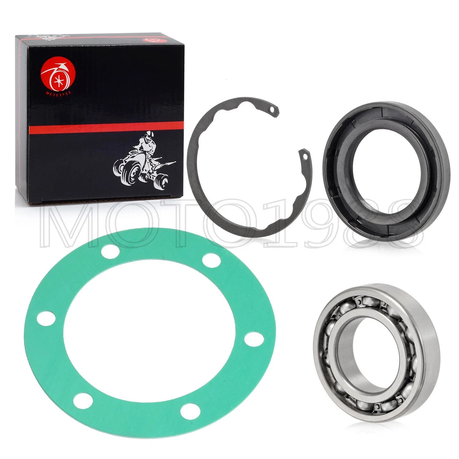 Rear Axle Bearing Seal Gasket Kit for Kawasaki Mule 2520 (1993, 1995–2000)