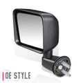 OE Style Manual Side View Door Mirror Left for Jeep Wrangler JK (2007–2018) CH1320271