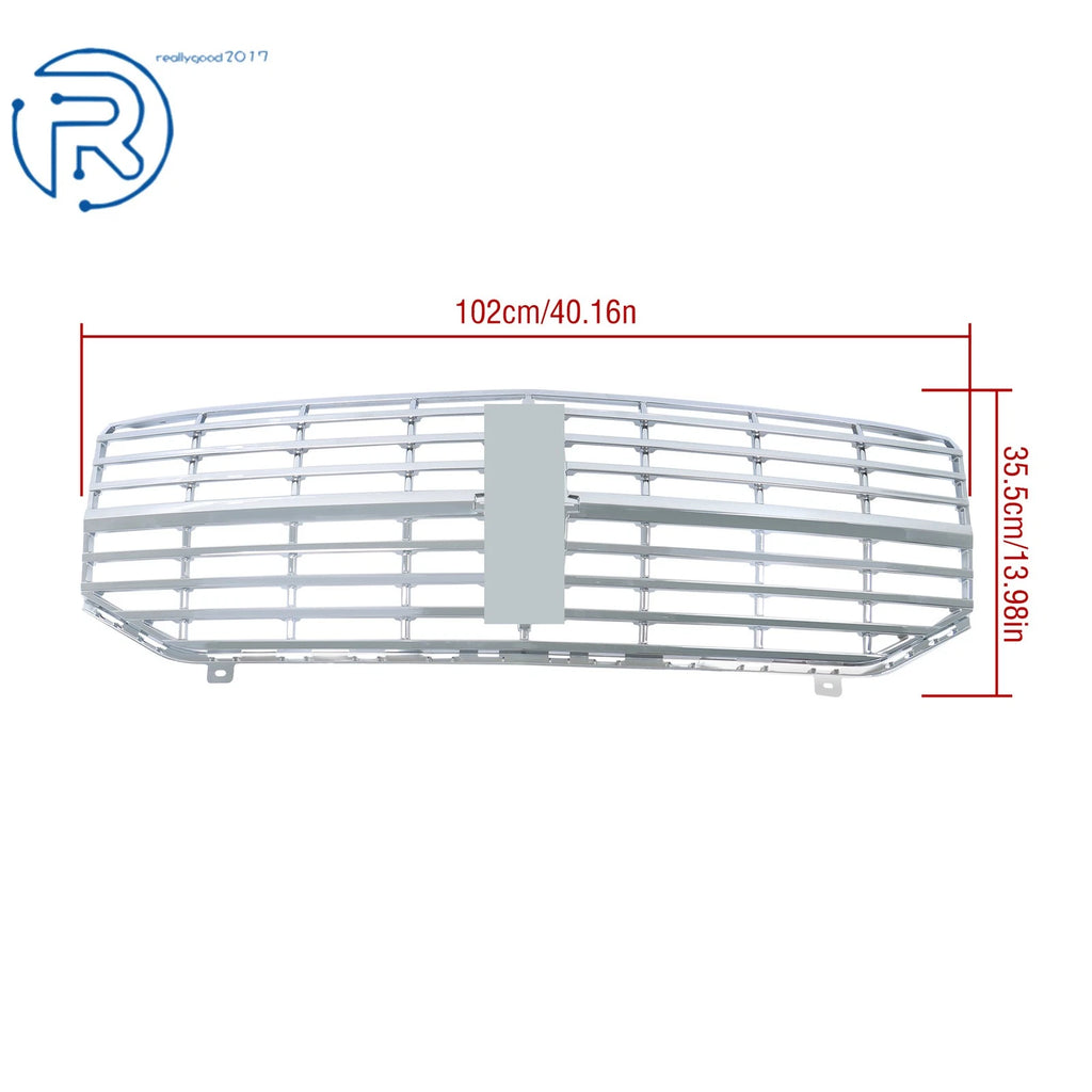 Bumper Grille for Lincoln Navigator (2007-2014) Chrome Front Upper