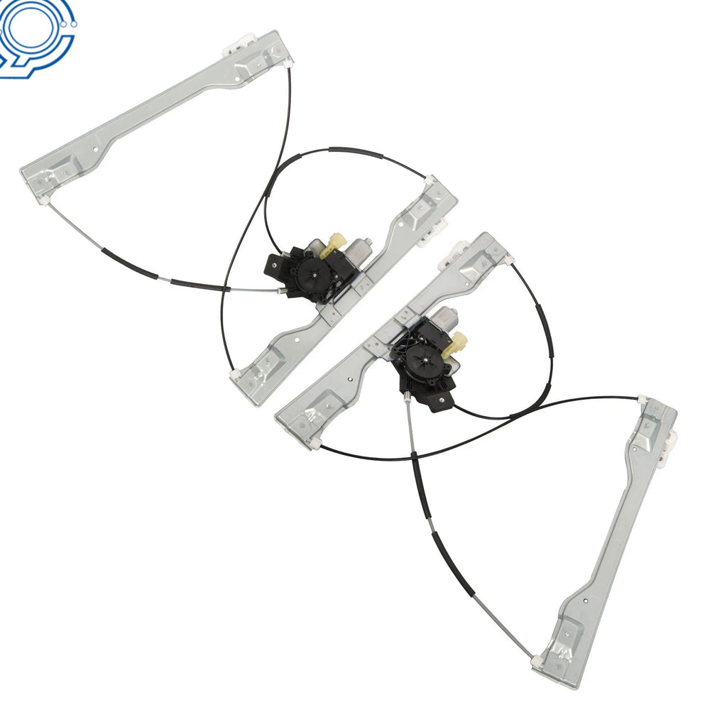 Set of 2 Window Regulators with Motor for Ford F150 F250 F350 F450 F550