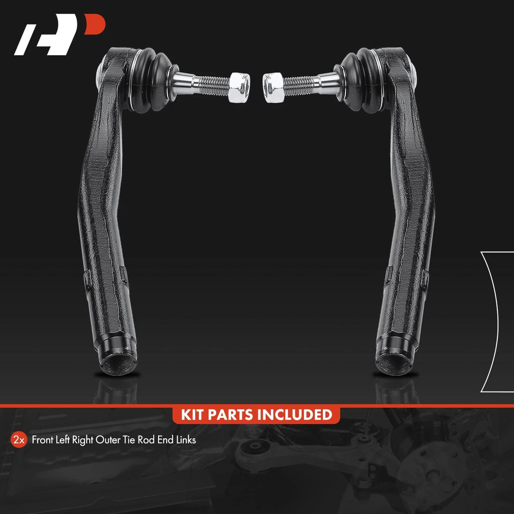 2X Outer Tie Rod Ends for BMW E39 525i 530i 528i (1997-2003)