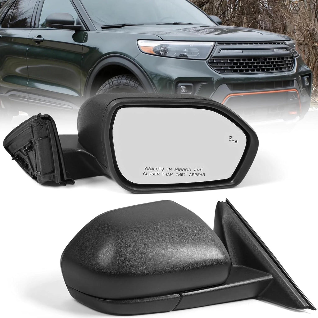 Passenger Side Mirror for Ford Explorer (2020–2026) LB5Z17682BA Textured Black