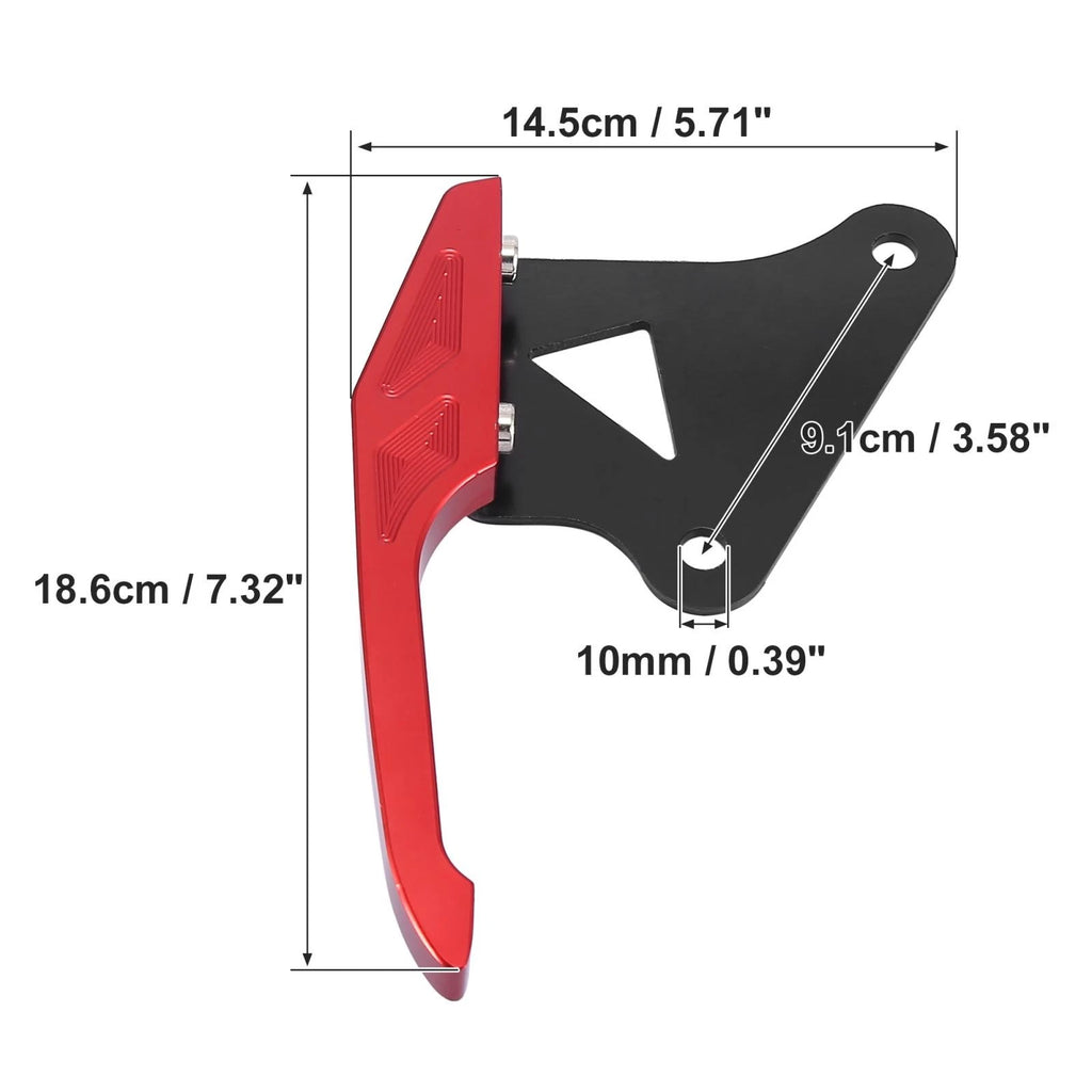 1 Pair Rear Seat Grab Rail Handle Red for Honda MSX125 (2013–2020)