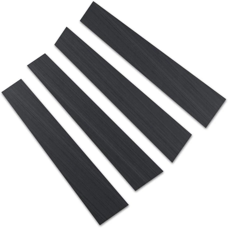 Luxury Pillar Post Trim 4pc Brushed Matte Black for Ram 1500 Crew (2019–2021)