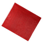 Carbon Fiber Red Rear Seat Anti-Kick Panel Trim for Toyota Tundra (2014–2021)