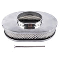 12" Oval Aluminum Full Finned Air Cleaner for Chevy Ford (YYYY–YYYY)