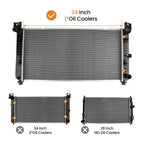 AT Radiator for Chevy Silverado GMC Sierra 1500 2500 (1999-2014)