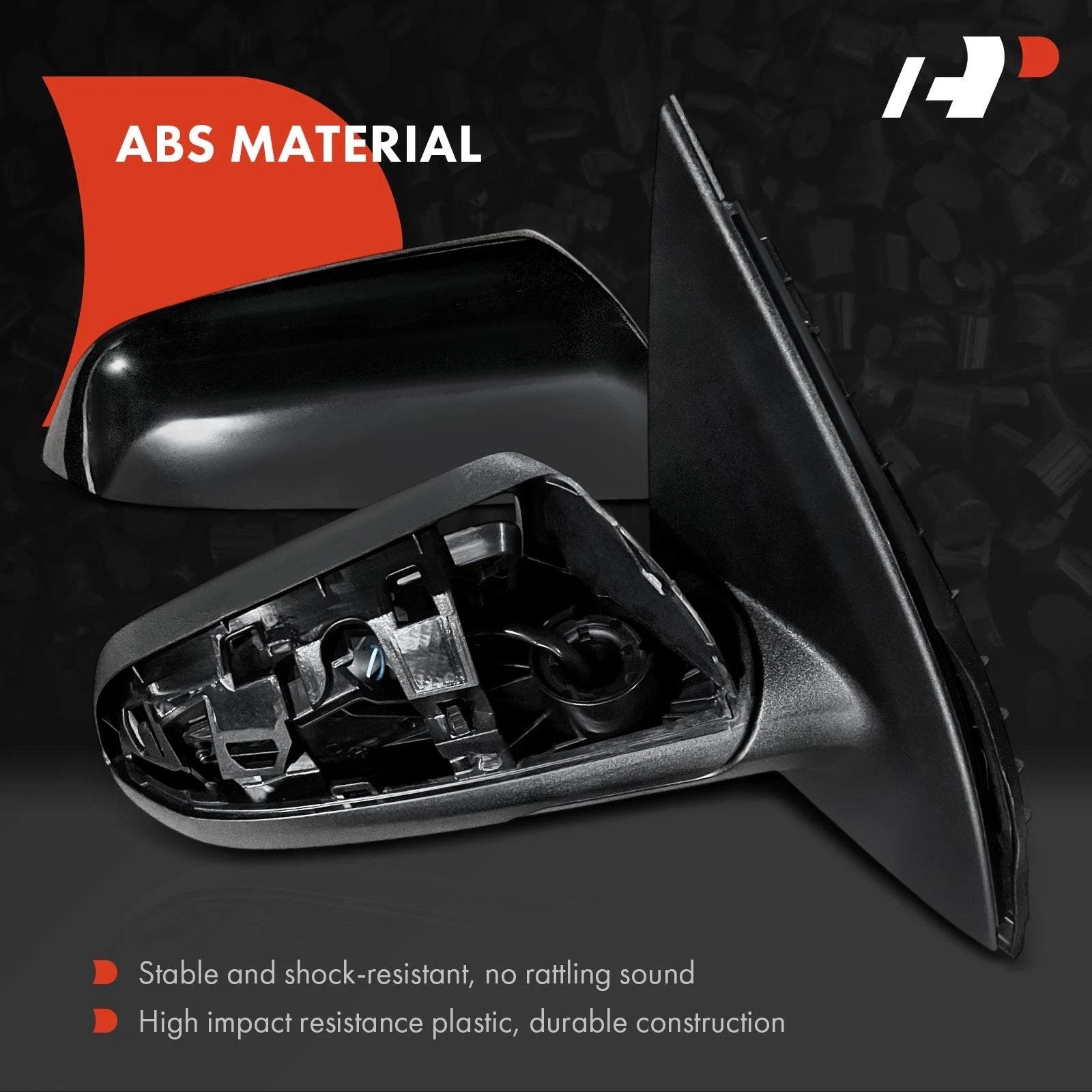 Passenger Side Power Mirror with Power Folding for Chevy Caprice (2011-2014)