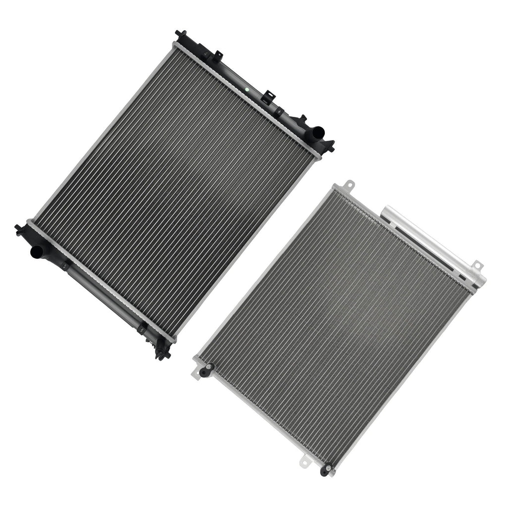 Aluminum Radiator & Condenser Kit for Honda Civic (2016–2019) B073QRC42Y HO3010240