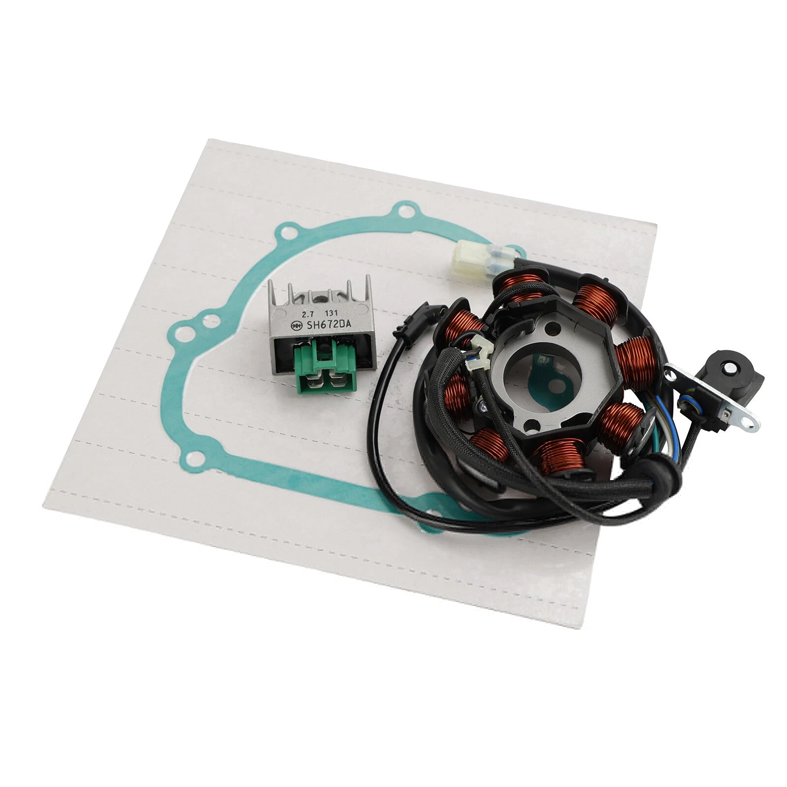 Alternator Stator Regulator Gasket Kit for Kawasaki KLX 140 L G (2008–2023)