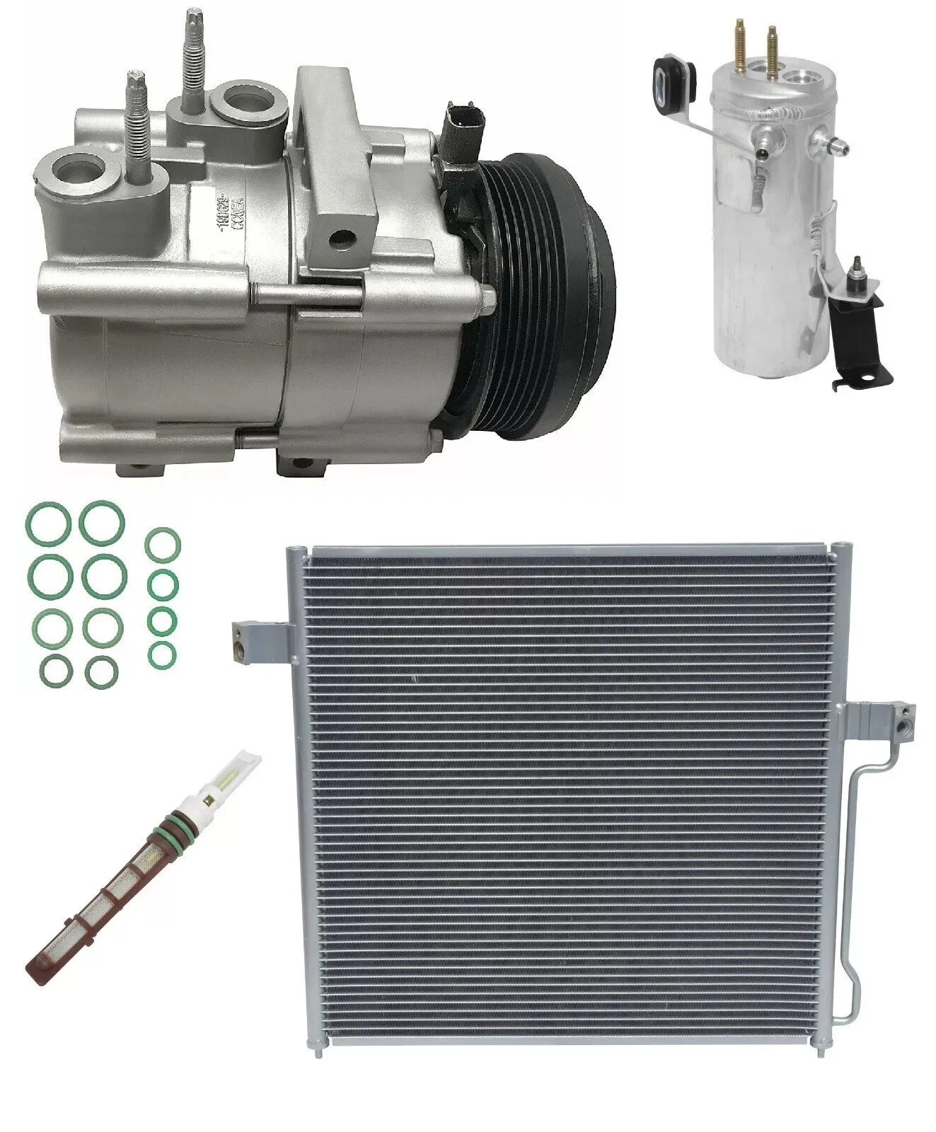 A C Compressor Kit With Condenser for Mercury Mountaineer 4.6L (2010–2010)