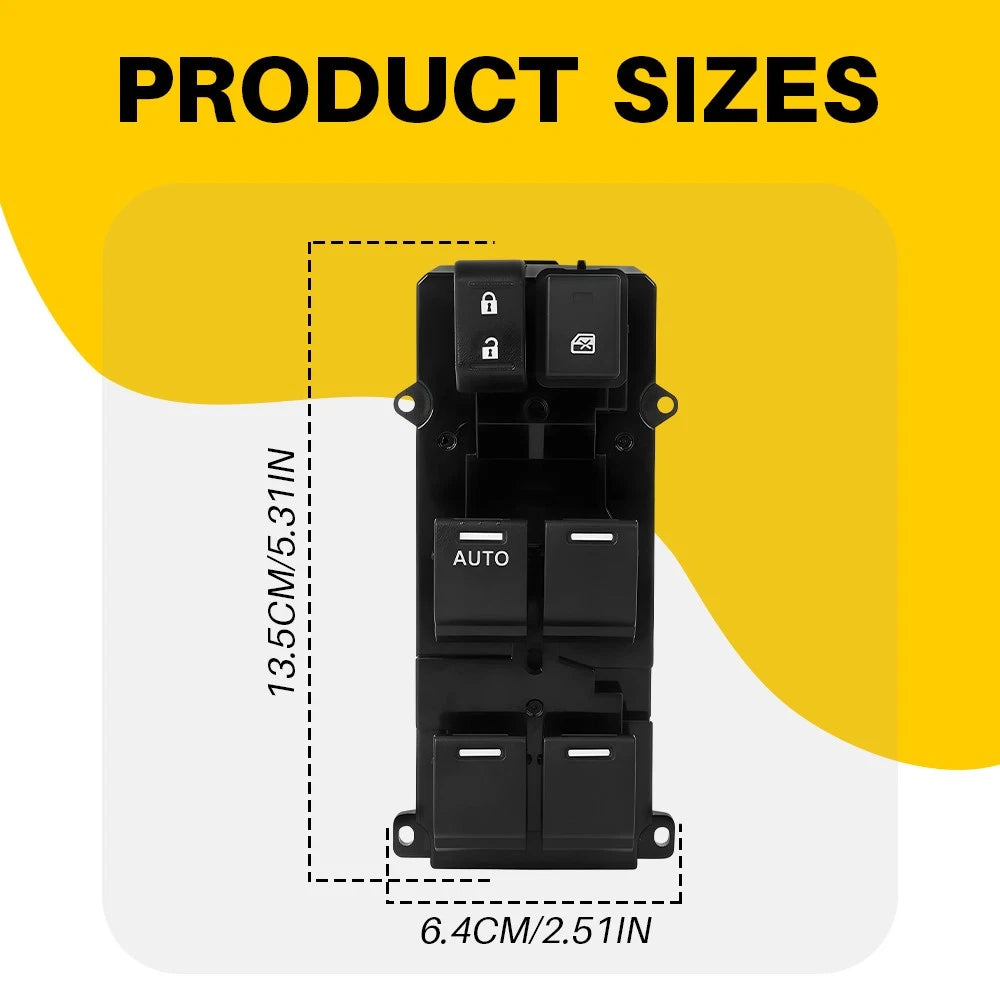 OEM Power Window Master Switch 35750-T0A-H01 for Honda CR-V (2011–2013)