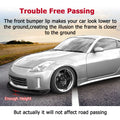 N Style Front Bumper Chin Lip Splitter for Nissan 350Z Fairlady Z Z33 (2006–2009)