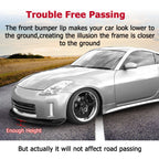 N Style Front Bumper Chin Lip Splitter for Nissan 350Z Fairlady Z Z33 (2006–2009)