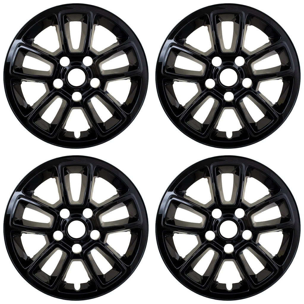 17" Gloss Black Wheel Skins for 2018-2019 Grand Cherokee Laredo
