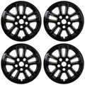 17" Gloss Black Wheel Skins for 2018-2019 Grand Cherokee Laredo