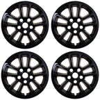 17" Gloss Black Wheel Skins for 2018-2019 Grand Cherokee Laredo