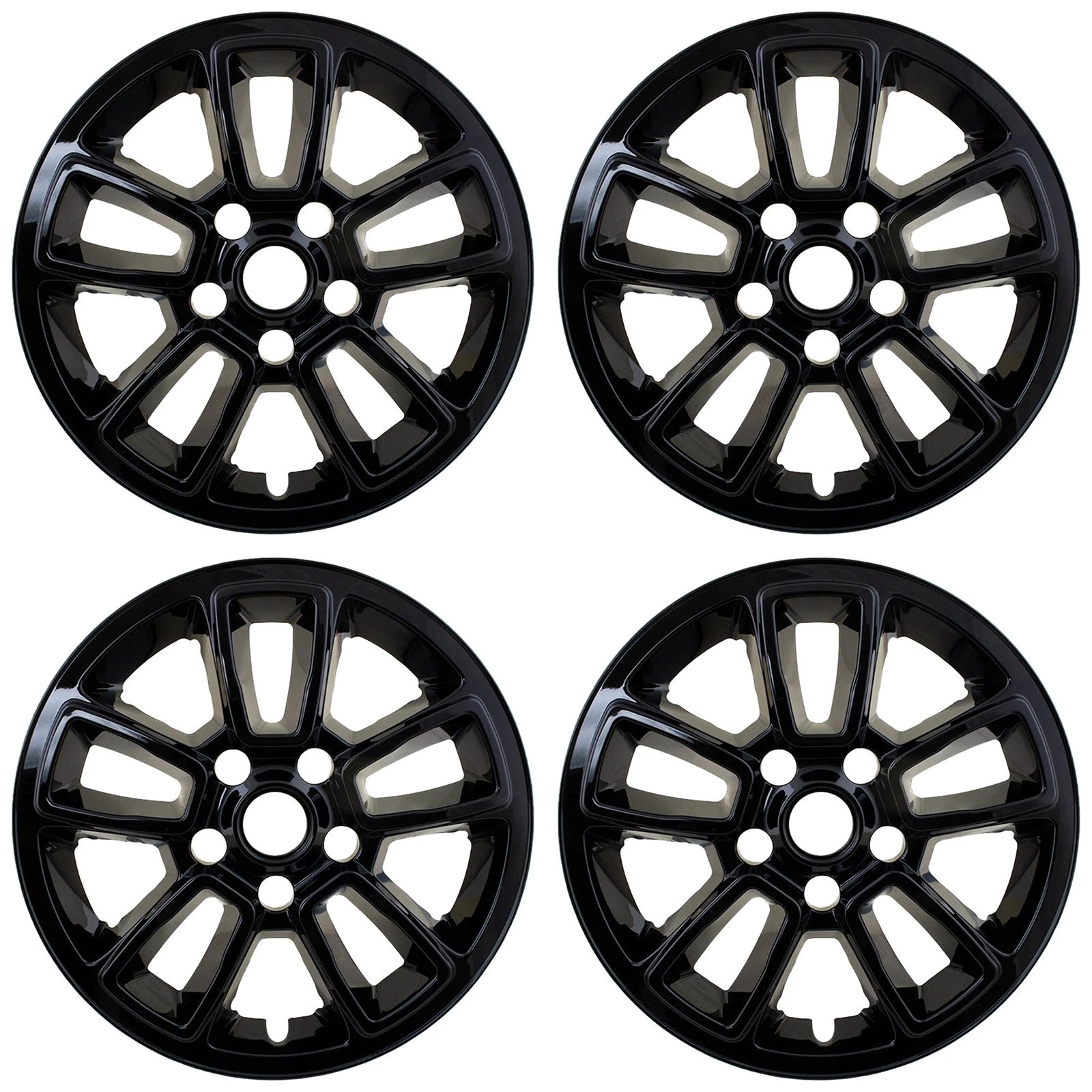 17" Gloss Black Wheel Skins for 2018-2019 Grand Cherokee Laredo