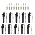 Set of 10 Bosch Double Platinum Spark Plugs & NGK Coil Boots for Excursion (2000–2005)