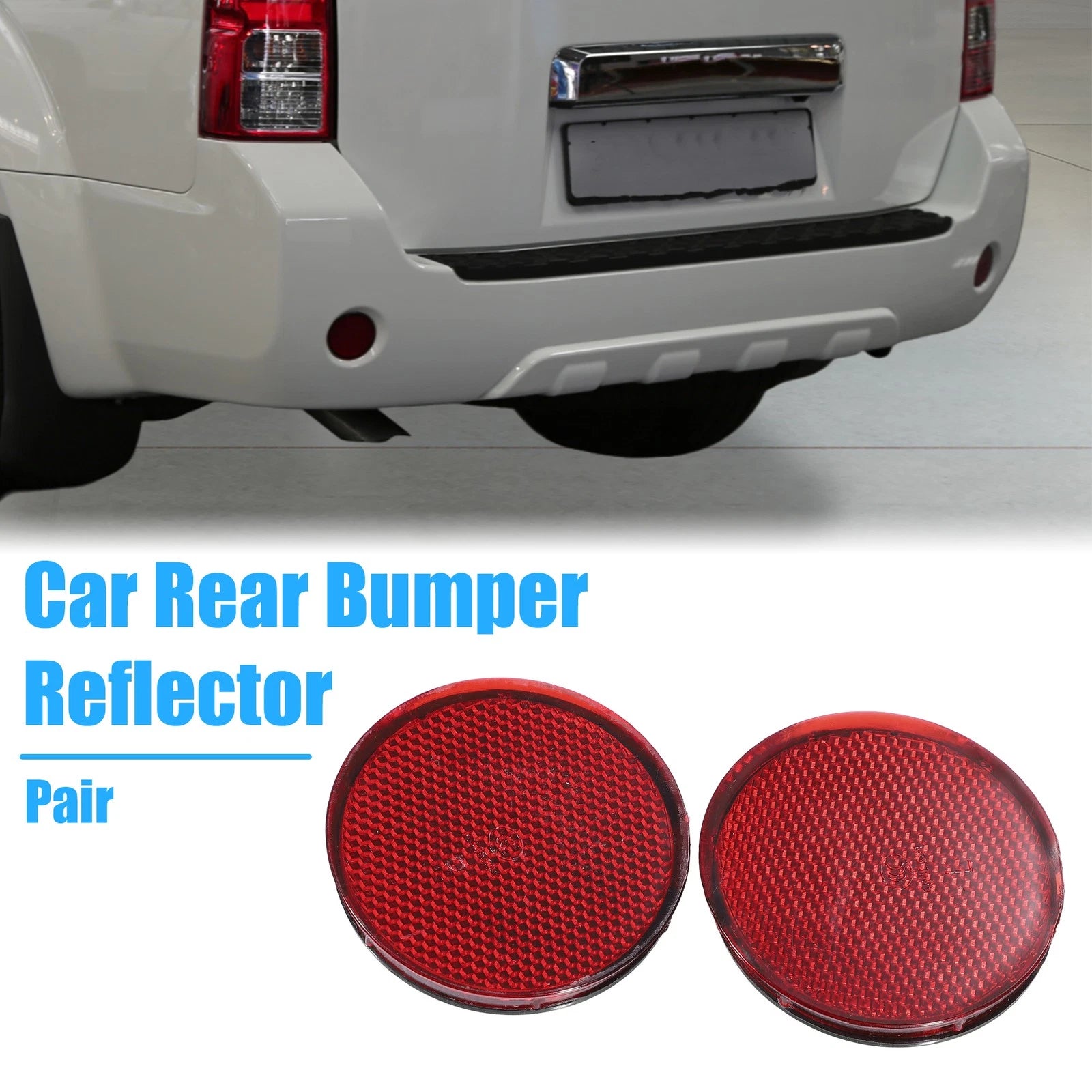 2pcs Rear Bumper Red Reflector 26561-EB300 for Nissan Pathfinder (2005–2012)